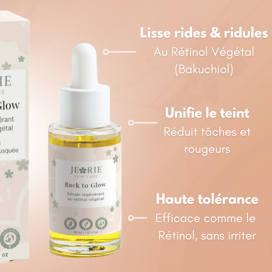Back to Glow - Sérum régénérant au rétinol végétal - Jeorie Skin Care