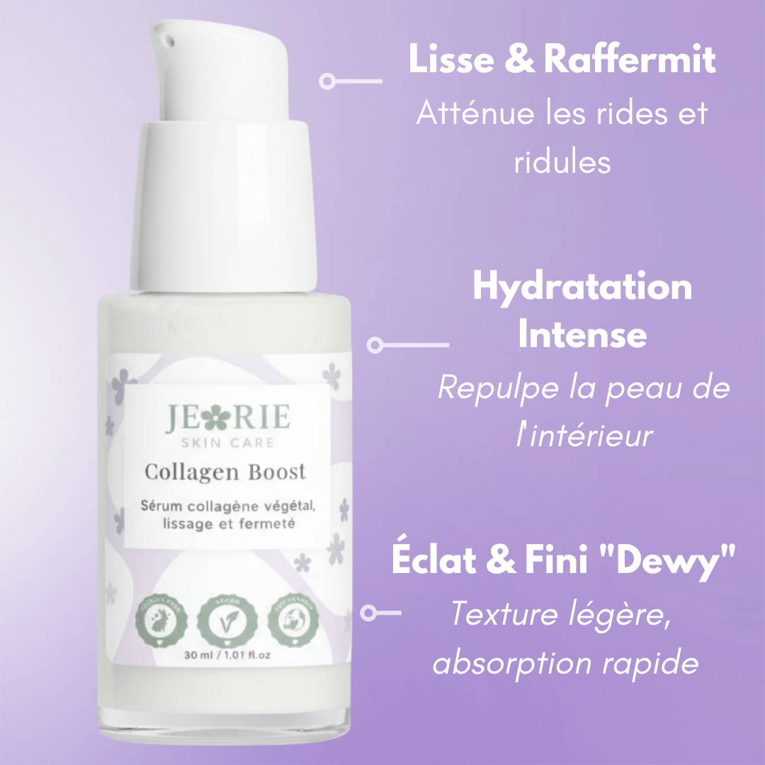 Collagen Boost - Sérum collagène végétal, lissage et fermeté - Jeorie Skin Care