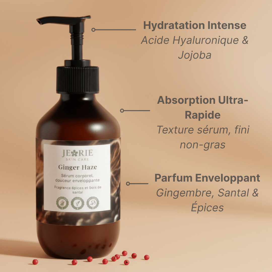 Ginger Haze - Sérum corporel, douceur enveloppante - Jeorie Skin Care