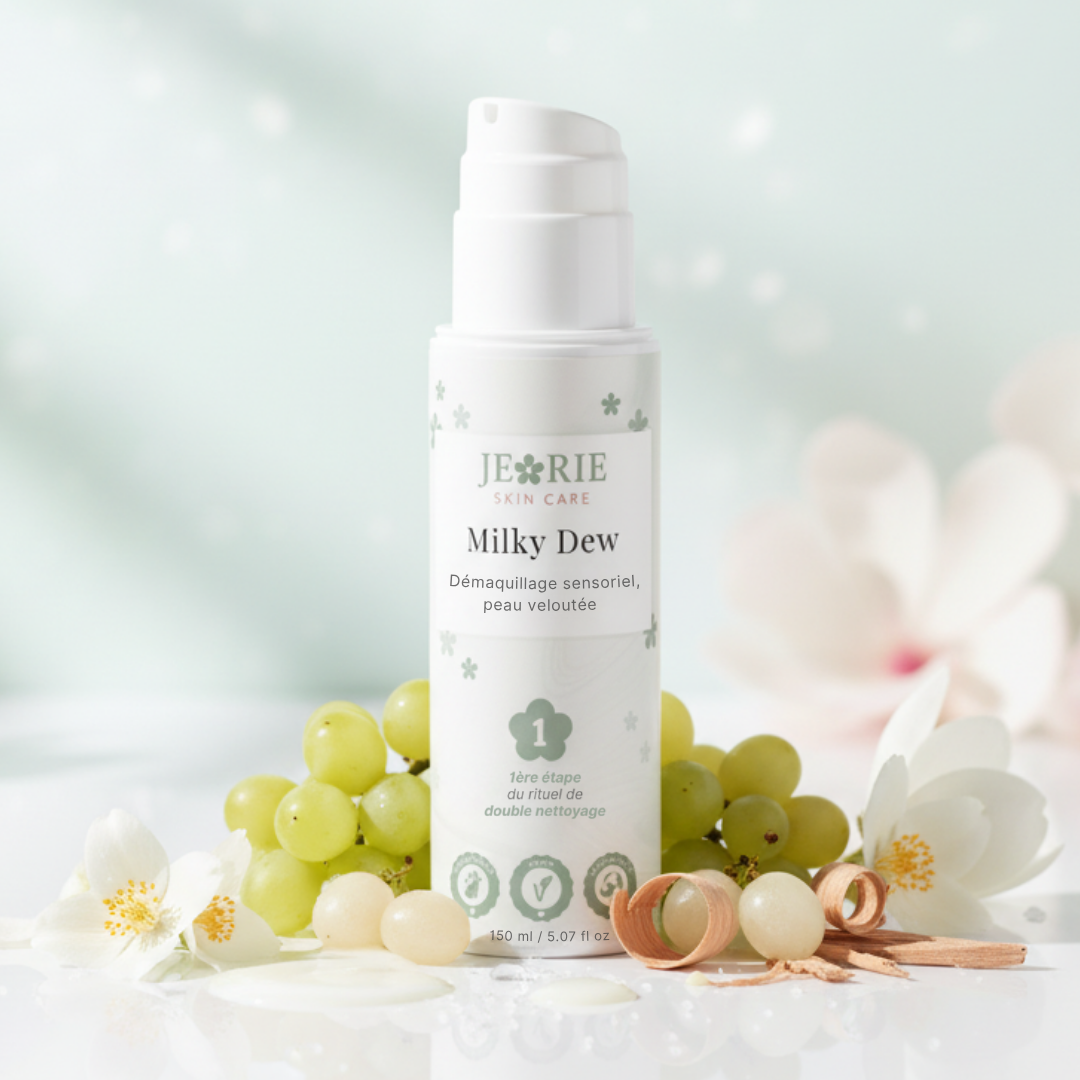 Milky Dew - Démaquillage sensoriel, peau veloutée
