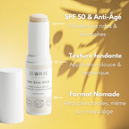 Sun Kiss Stick - Crème solaire SPF 50 format stick - Fini velouté, protection invisible - Jeorie Skin Care