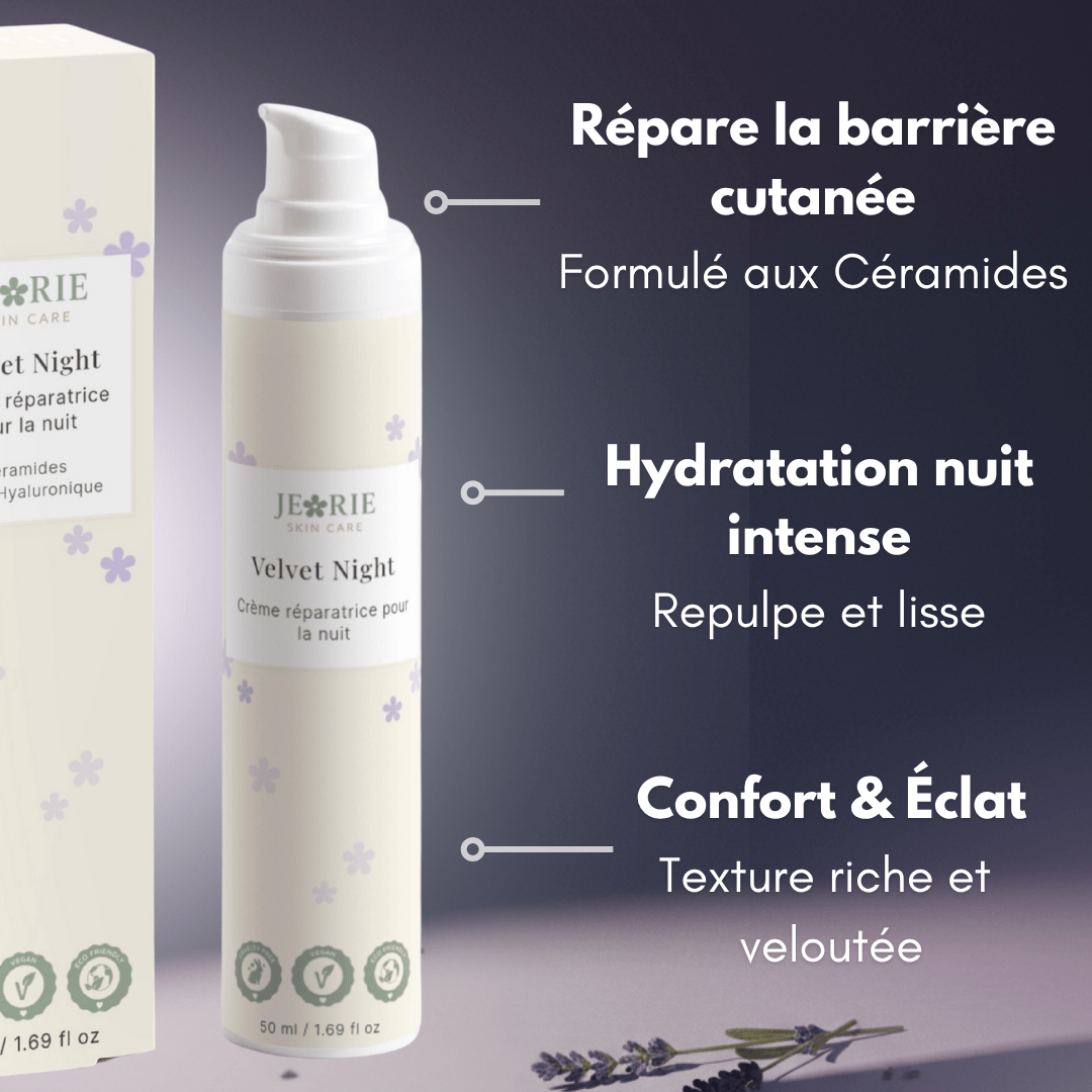 Velvet Night - Crème réparatrice pour la nuit - Jeorie Skin Care