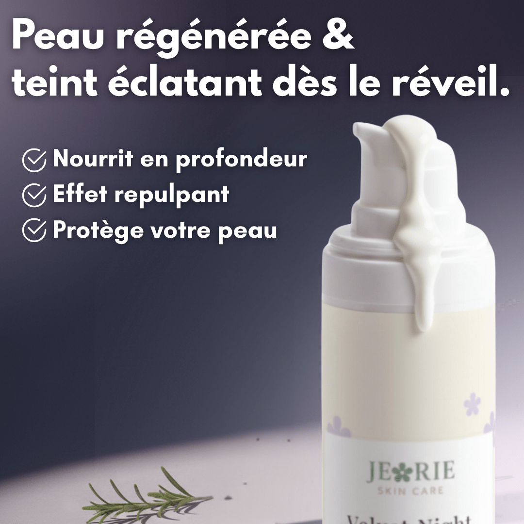 Velvet Night - Crème réparatrice pour la nuit - Jeorie Skin Care